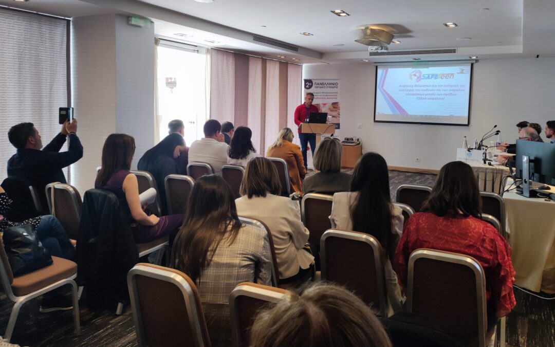 SAFETeen at a conference for special educational needs in Heraklion